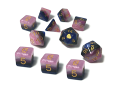 Gender Fluid Pride Dice Set Opaque